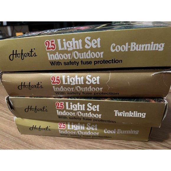 Lot of 4‎ HOFERT’S Christmas Lights Multi-Colored Bulbs Cool-burning Twinkle - Picture 4 of 8